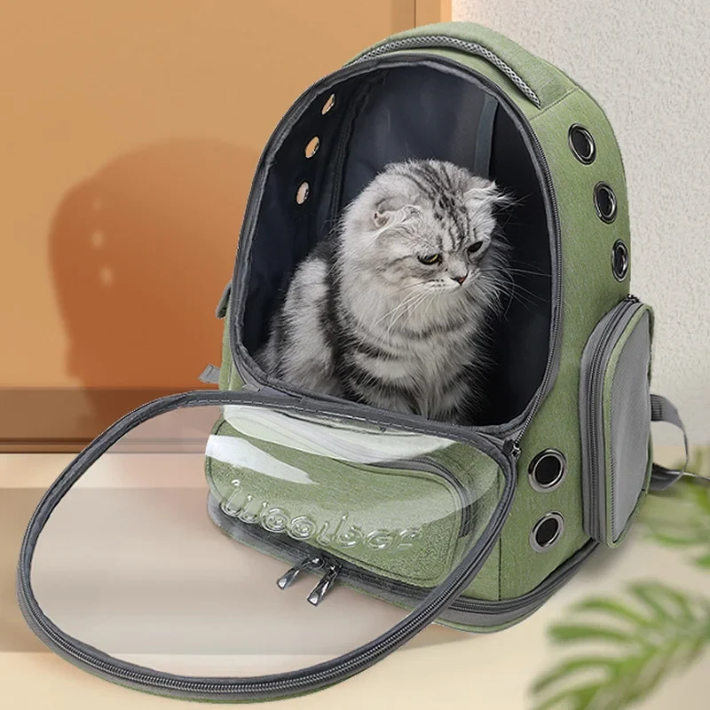 Sac à dos bulle — hublot transparent